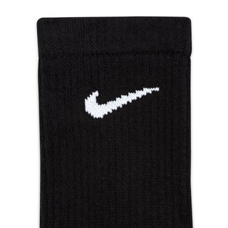 Nike Everyday Push Cushioned Crew Socks (3 Pack) | Black/White