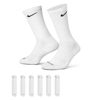 Nike Everyday Plus Cushioned Crew 6 Pack | White