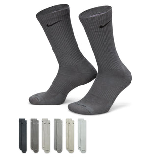 Nike Everyday Plus Cushioned Training Crew Socks (6 PACK) | Multi Colour