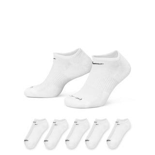 Nike Everyday Plus Cushioned No-Show Socks 6 Pack | White/Black