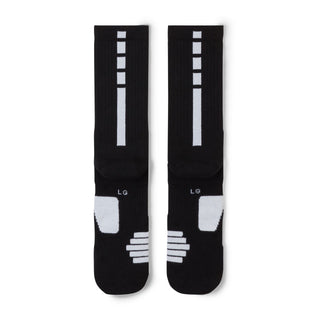 Nike Elite Crew Basketball Socks | Black/White