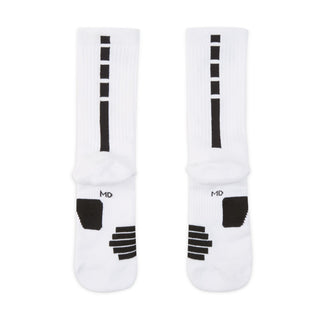 Nike Elite Crew Basketball Socks | White/Black