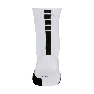 Nike Elite Crew Basketball Socks | White/Black