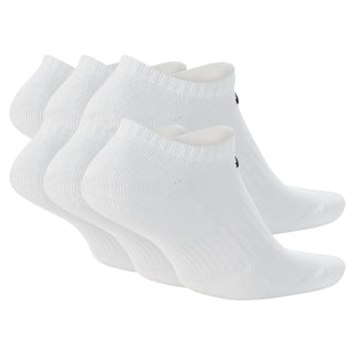 Nike Everyday Cushioned Training No-Show Socks (6 Pack) | White/Black