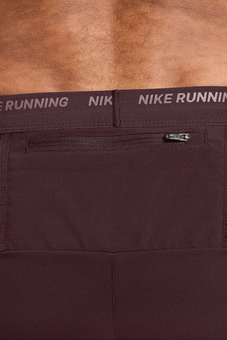 Nike Mens Dri-FIT 7" Brief Lined Shorts | Burgundy Crush/Reflective