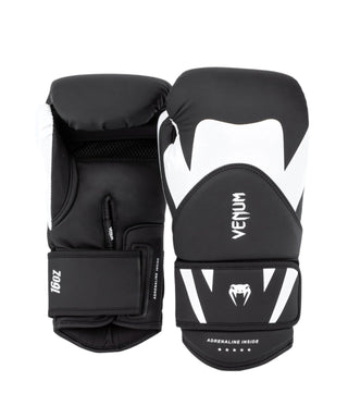 Venum Challenger 4.0 Boxing Gloves | Black/White