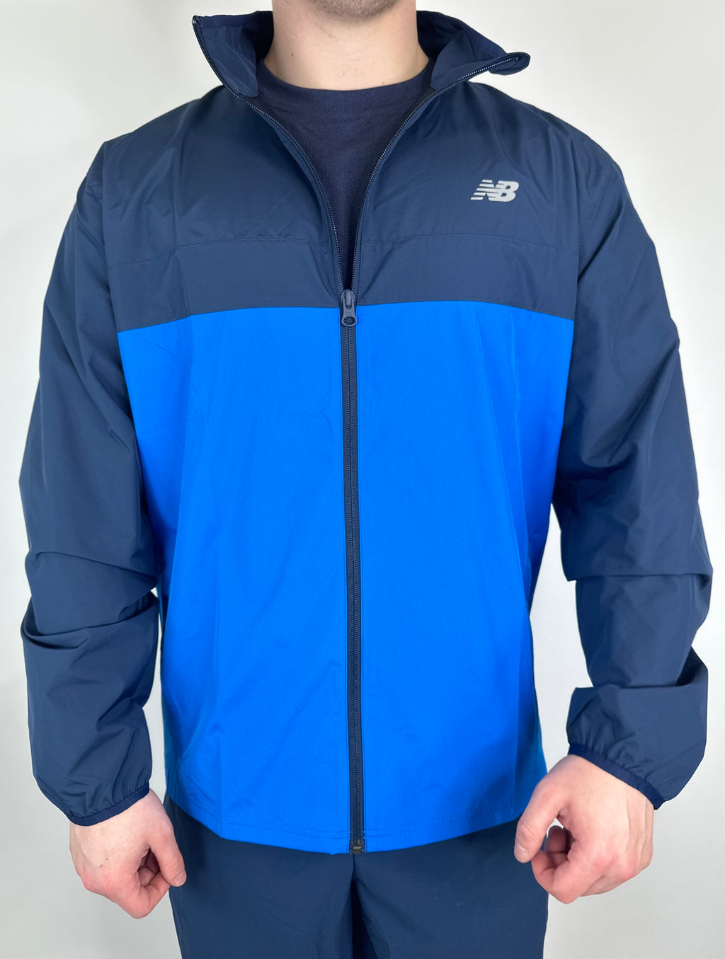 New Balance Mens Sport Essential Jacket | NB Navy – Taskers Sports