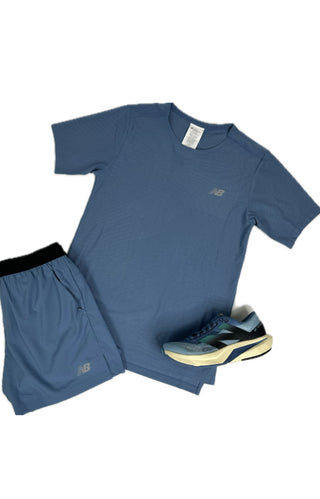 New Balance Mens Heron Blue Set