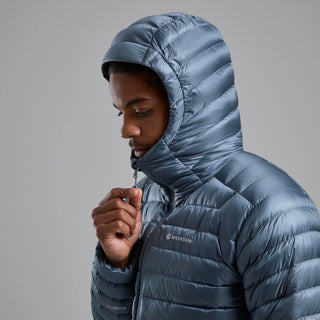 Montane Mens Anti-Freeze Hoodie | Pebble Blue