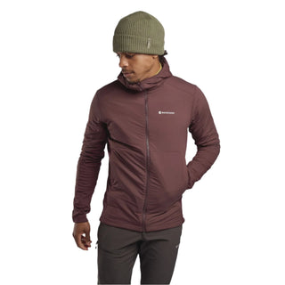 Montane Mens Fireball Lite Hoodie | Dark Garnet