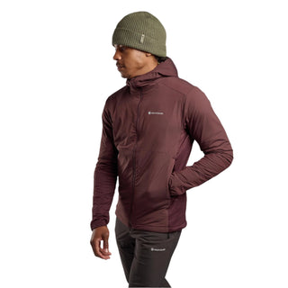 Montane Mens Fireball Lite Hoodie | Dark Garnet