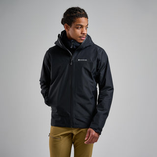 Montane Mens Spirit Lite Waterproof Jacket | Black