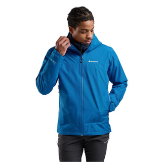 Montane Mens Spirit Lite Waterproof Jacket | Electric Blue