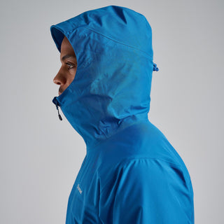 Montane Mens Spirit Lite Waterproof Jacket | Electric Blue