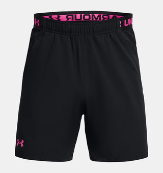 Under Armour Mens Vanish Woven 6" Shorts | Black/Astro Pink