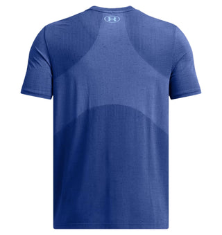 Under Armour Mens Vanish Seamless SS Tee | Tech Blue/Horizon Blue