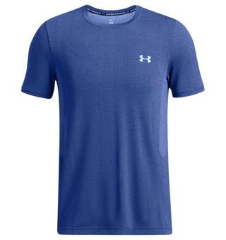 Under Armour Mens Vanish Seamless SS Tee | Tech Blue/Horizon Blue