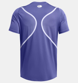 Under Armour Mens Heatgear Fitted Graphic Tee | Starlight/Celeste