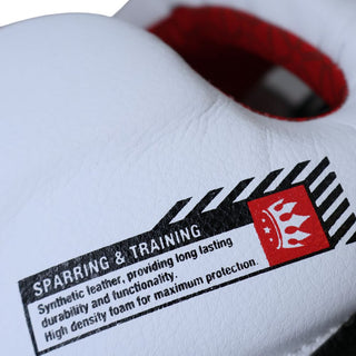 Playerz SparTech Pro Boxing Headguard | White