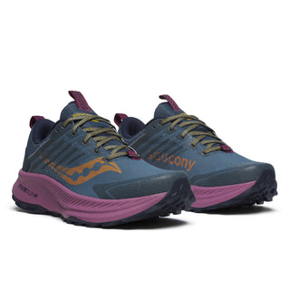 Saucony Womens Ride Trail 2 Goretex | Mirage/Plum