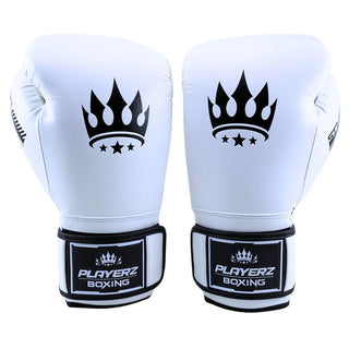 Playerz SparTech Boxing Gloves | White