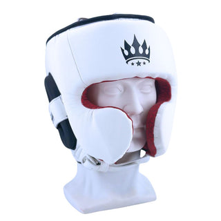 Playerz SparTech Pro Boxing Headguard | White