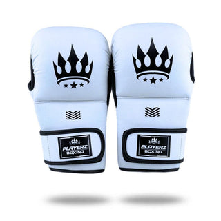 Playerz SparTech MMA Sparring Gloves | White