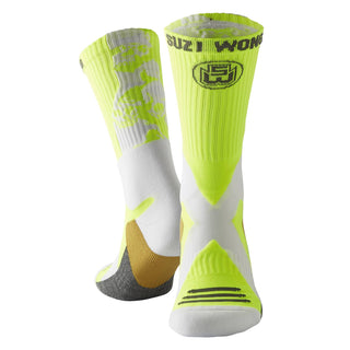 Suzi Wong X Sole Skulls Boxing Sock | Neon / White