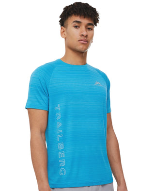 Trailberg Mens Triathlon Tee | Atomic Blue