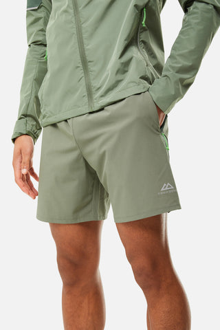 Trailberg Mens Racer 2.0 Shorts | Thyme/Agave Green