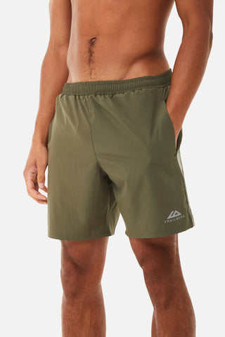 Trailberg Mens AW24 Cloud Short | Beetle/Vetiver