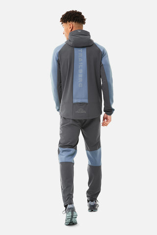 Trailberg Mens Rapid Dash Hoodie | Ombre Blue/China Blue