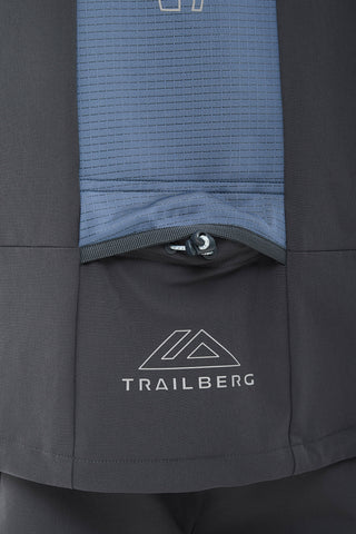 Trailberg Mens Rapid Dash Hoodie | Ombre Blue/China Blue