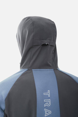 Trailberg Mens Rapid Dash Hoodie | Ombre Blue/China Blue