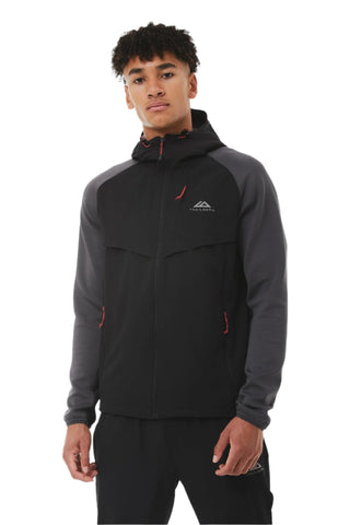 Trailberg Mens Rapid Dash Hoodie | Black/Asphalt