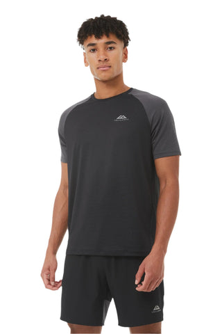 Trailberg Mens Rapid Dash Tee | Black/Asphalt