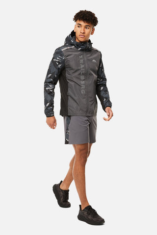 Trailberg Mens Triathlon Camo Windbreaker | Grey Camo