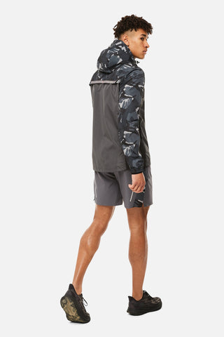 Trailberg Mens Triathlon Camo Windbreaker | Grey Camo