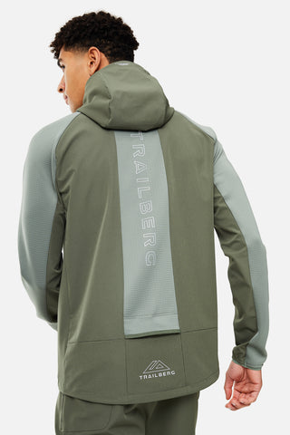 Trailberg Rapid Dash Hoodie | Thyme/Agave Green