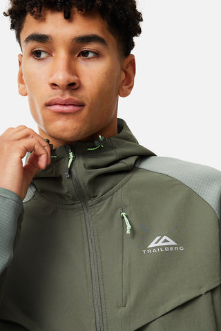 Trailberg Rapid Dash Hoodie | Thyme/Agave Green