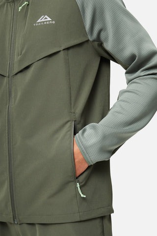 Trailberg Rapid Dash Hoodie | Thyme/Agave Green