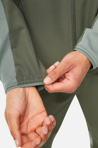 Trailberg Rapid Dash Hoodie | Thyme/Agave Green