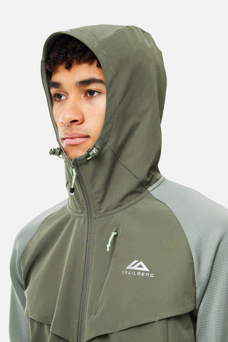 Trailberg Rapid Dash Hoodie | Thyme/Agave Green