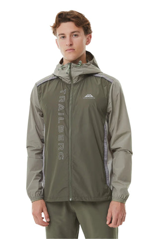 Trailberg Mens Triathlon Windbreaker | Beetle/Vetiver