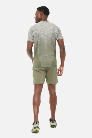 Trailberg Mens Summit Seamless Tee | Beetle/Vetiver