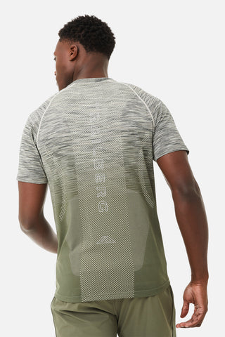 Trailberg Mens Summit Seamless Tee | Beetle/Vetiver