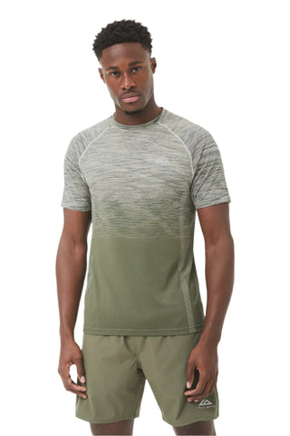 Trailberg Mens Summit Seamless Tee | Beetle/Vetiver