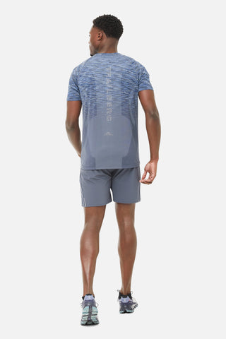 Trailberg Mens Summit Seamless Tee | Ombre Blue/China Blue