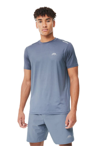 Trailberg Mens Gradient Tee | Ombre Blue/China Blue