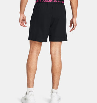 Under Armour Mens Vanish Woven 6" Shorts | Black/Astro Pink